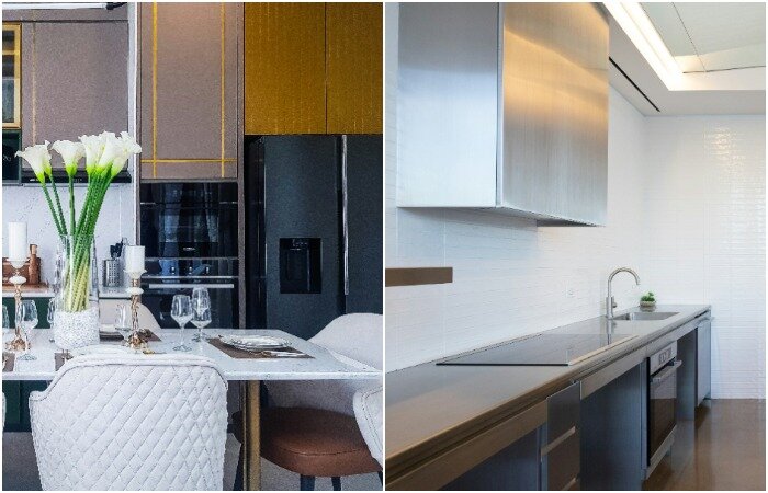 Встроенная техника идеальна для создания гармоничного пространства 