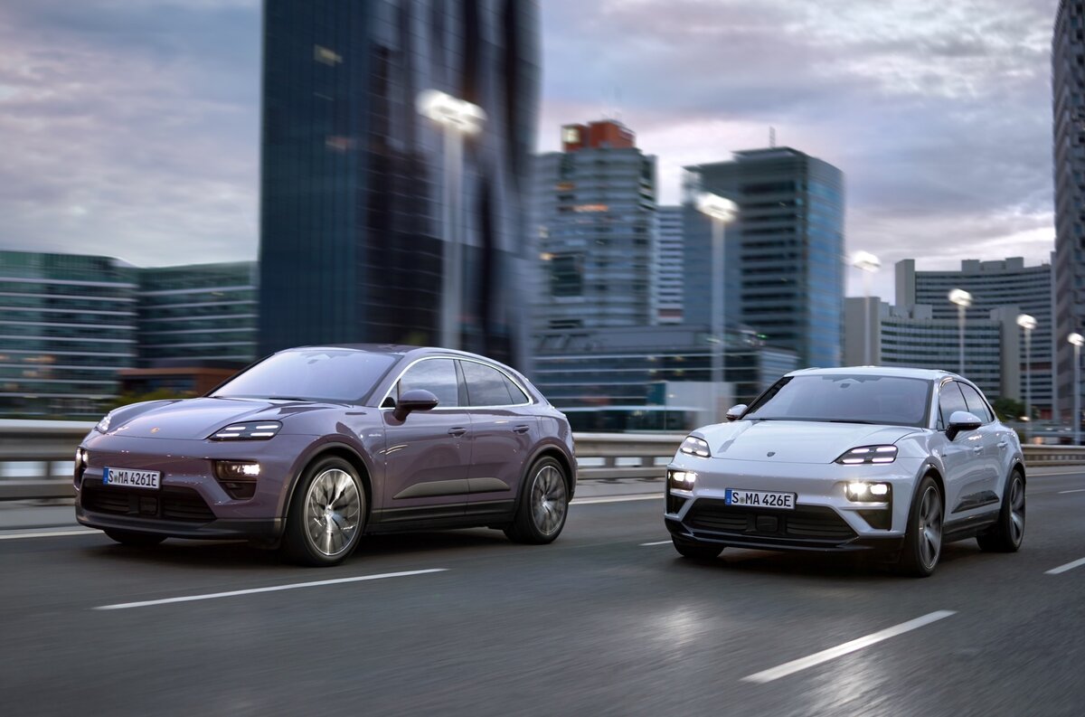    Пиковые 408 и 639 сил доступны в режиме «овербуста» с активированным лонч-контролем. Постоянная мощность Macan 4 составляет 387 лошадиных сил, Macan Turbo — 584.   
Porsche