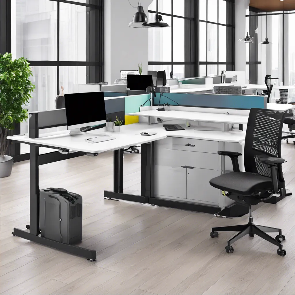 Эргономичные столы для сотрудников