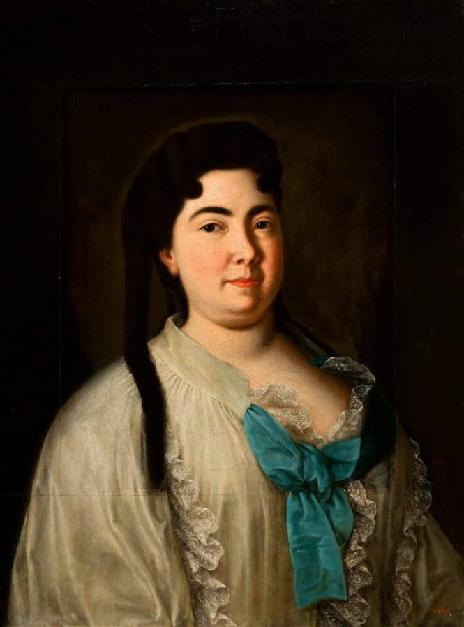 Луи Каравак. Портрет Екатерины I в пеньюаре. 1717. (Урожденная Марта Скавронская, супруга Петра I). Государственный Русский музей, Санкт-Петербург