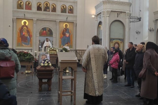    Отпевали Саюталина в храме Благовещения Пресвятой Богородицы. Фото: АиФ-Петербург/ Никита Серебряков,