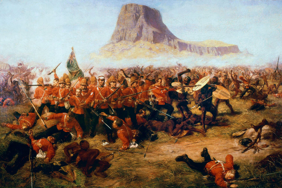 Картина художника Чарльза Эдвина Фриппа «Битва при Изандлване», 1879 год / National Army Museum (South Africa)