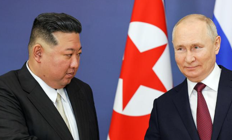 Владимир Путин и Ким Чен Ын