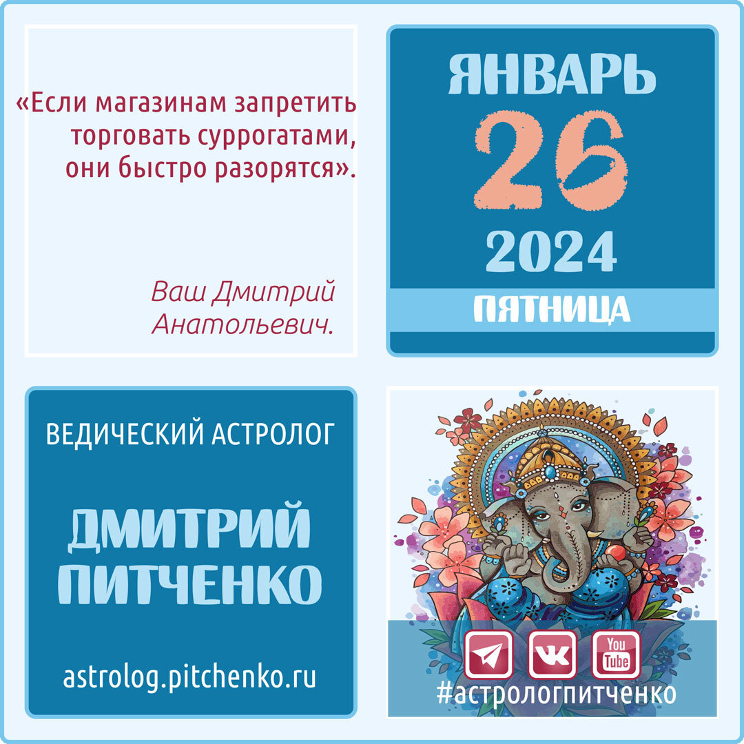 Дни растущей луны в январе 2024 года