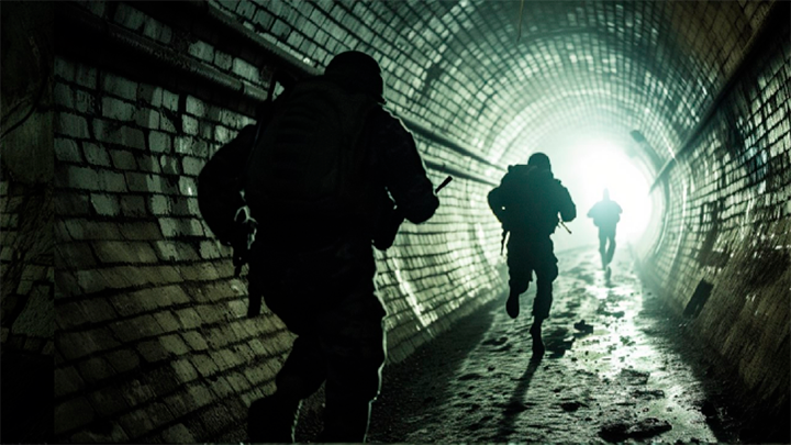 НО, КАК ИЗВЕСТНО, НА ЛЮБУЮ ХИТРУЮ ГАЙКУ НЕПРЕМЕННО НАЙДЁТСЯ БОЛТ С ЛЕВОЙ РЕЗЬБОЙ. НАВЕРНОЕ, НИКТО И НИКОГДА НЕ МОГ ПРЕДСТАВИТЬ, ЧТО ЭТА ОБОРОНА БУДЕТ ВЗЛОМАНА МЕТОДОМ ПРОСАЧИВАНИЯ ПО ПОДЗЕМНОМУ ХОДУ. ИНФОГРАФИКА/КОЛЛАЖ ЦАРЬГРАД