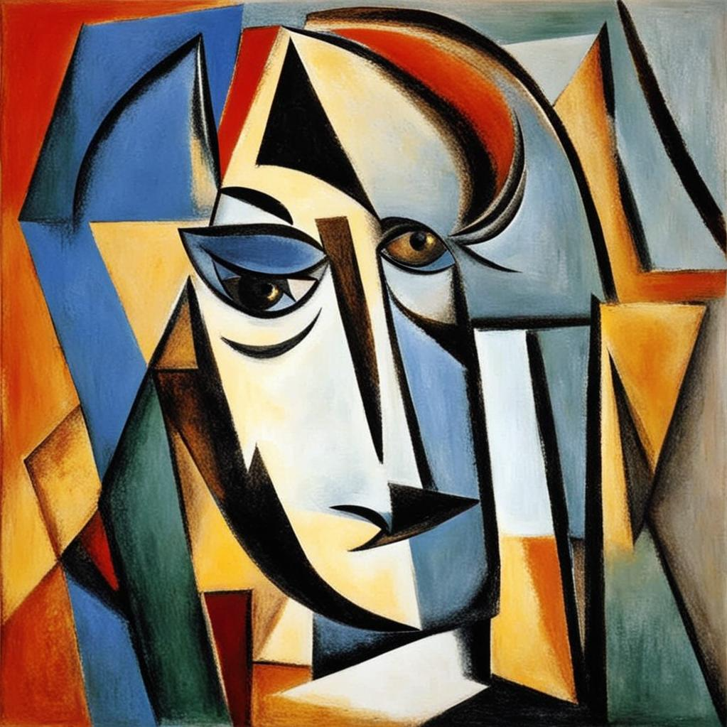 Так написал бы картину о подведении итогов Пикассо, считает нейросеть Кандинский 3.0