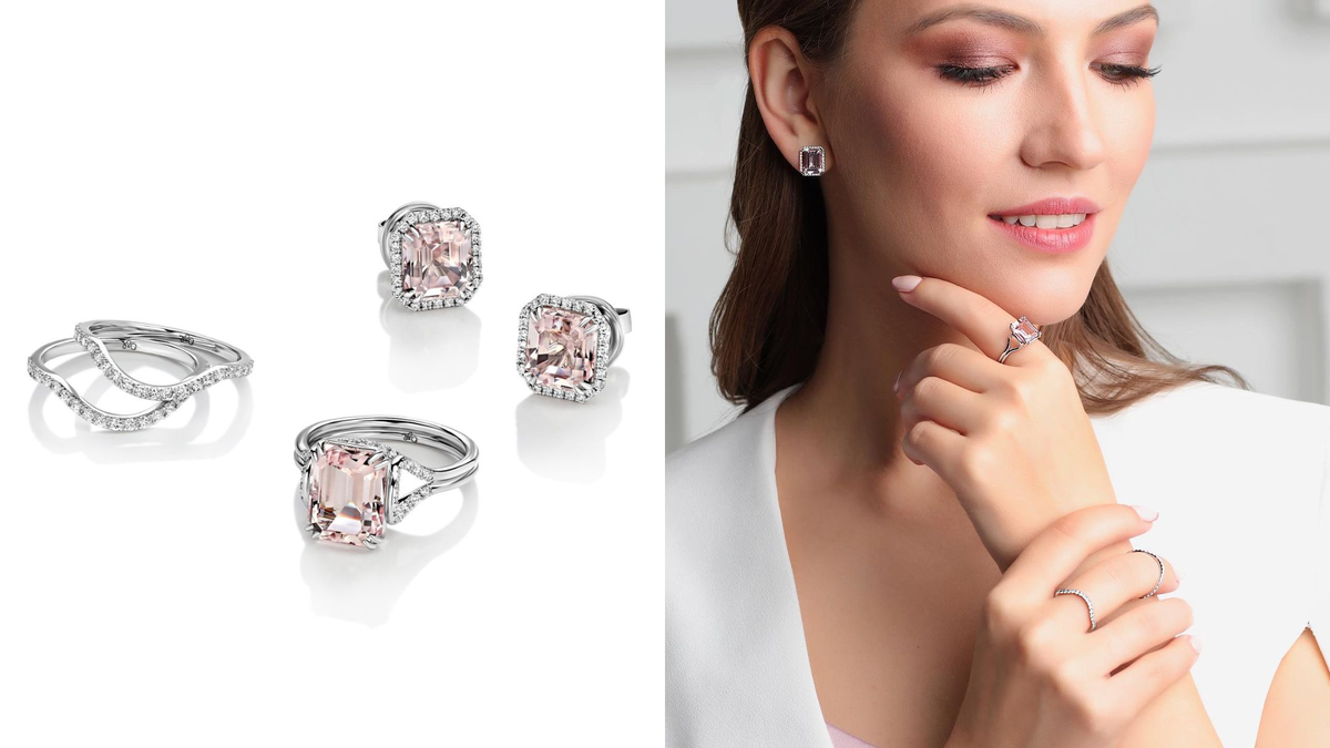 Коллекция STILL с морганитами и бриллиантами, OLGA SHATROVA