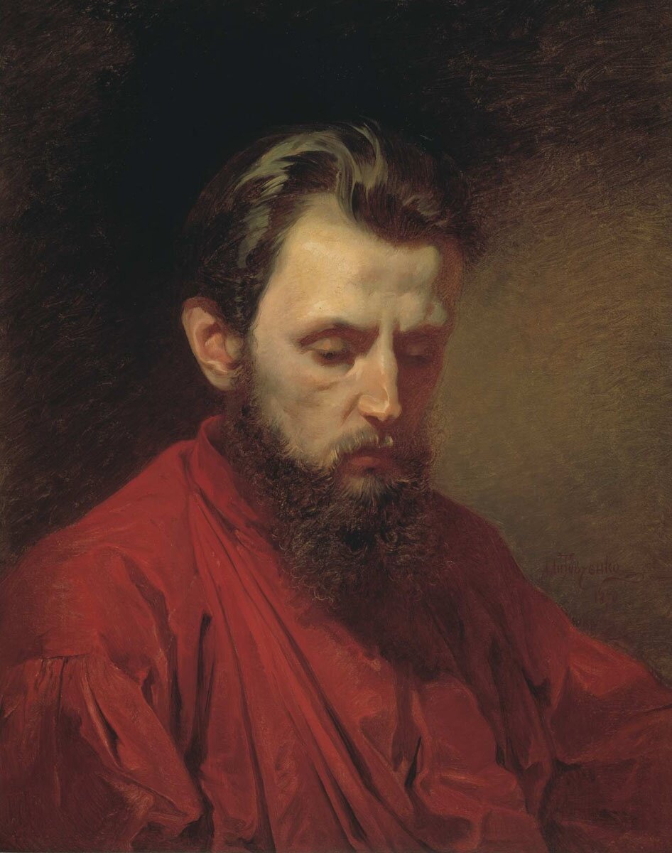  Литовченко Александр Дмитриевич Портрет художника В.Г. Шварца, Третьяковская галерея 