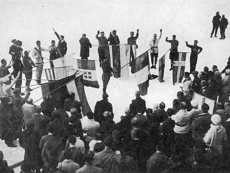 87 лет назад. Олимпийских зимних играх 1924 года в Шамони.