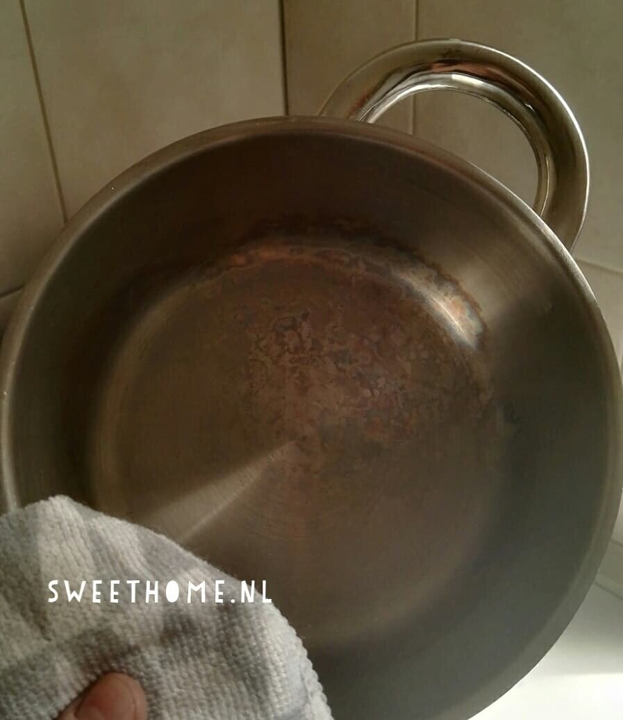 Под воздействием кислоты побежалости исчезают буквально мгновенно