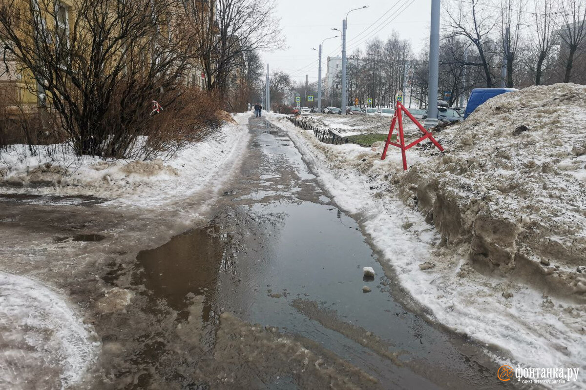 Петербуржцы — жертвы то морозов, то оттепели. Читайте на 