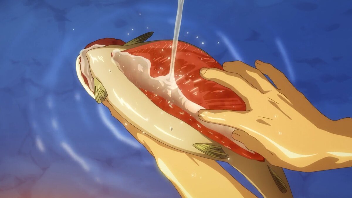 Промойте разрез водой