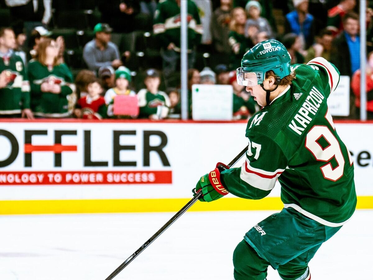    Хоккеист "Миннесоты Уайлд" Кирилл Капризов© Фото : twitter.com/mnwild