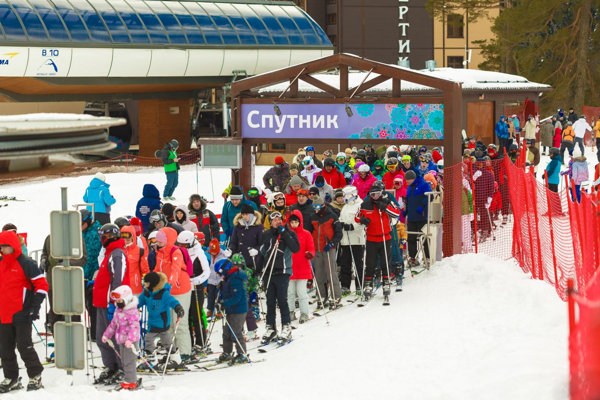 архыз очередь на подъемник