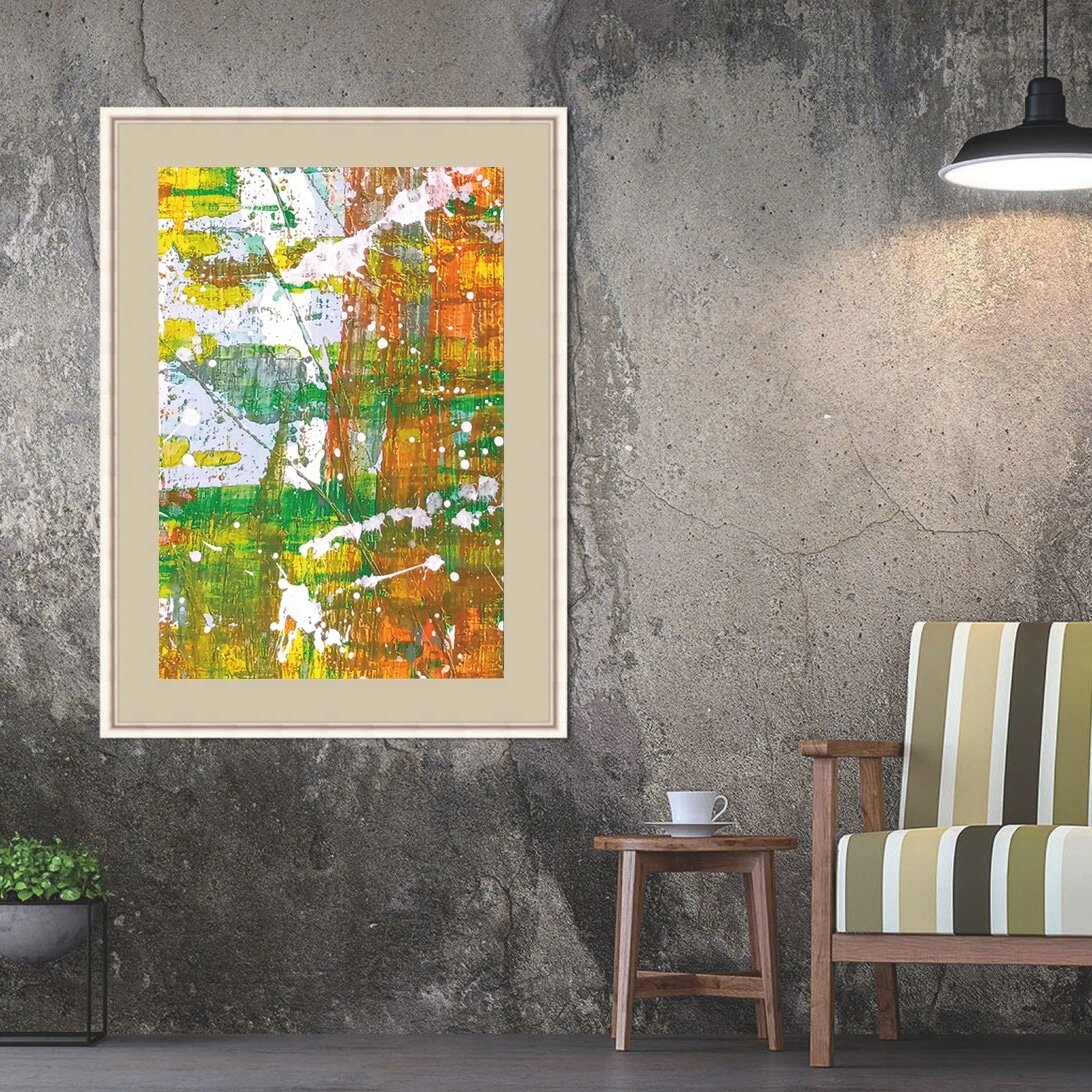 Одна из моих картин. Обзор в интерьере.