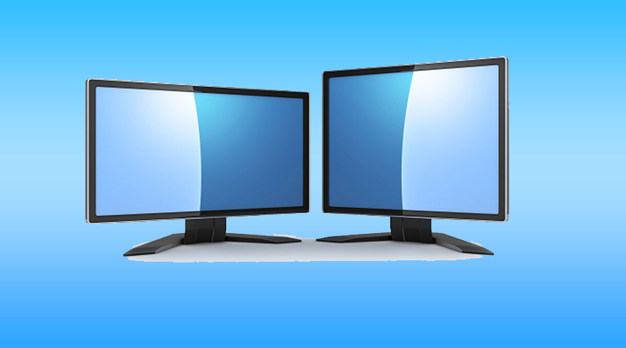 два монитора