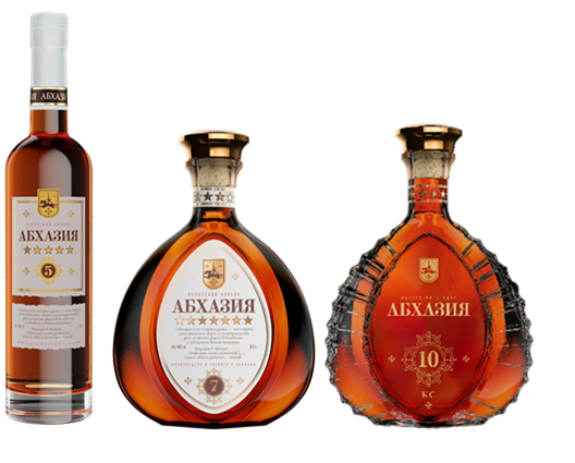 Линейка коньяков "Абхазия"