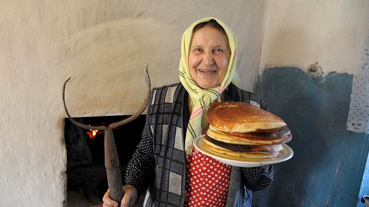 Бабуля с пирогами