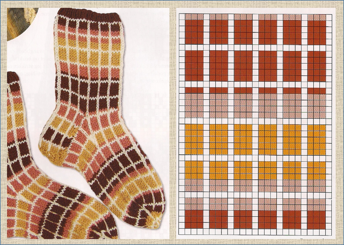 Простые схемы носков