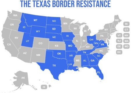    25 американских губернаторов обвинили администрацию Байдена в саботаже защиты государственной границы