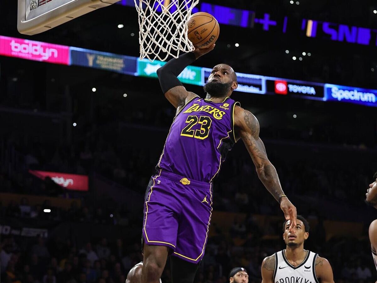    Баскетболист "Лос-Анджелес Лейкерс" Леброн Джеймс© Фото : Пресс-служба "Лейкерс"