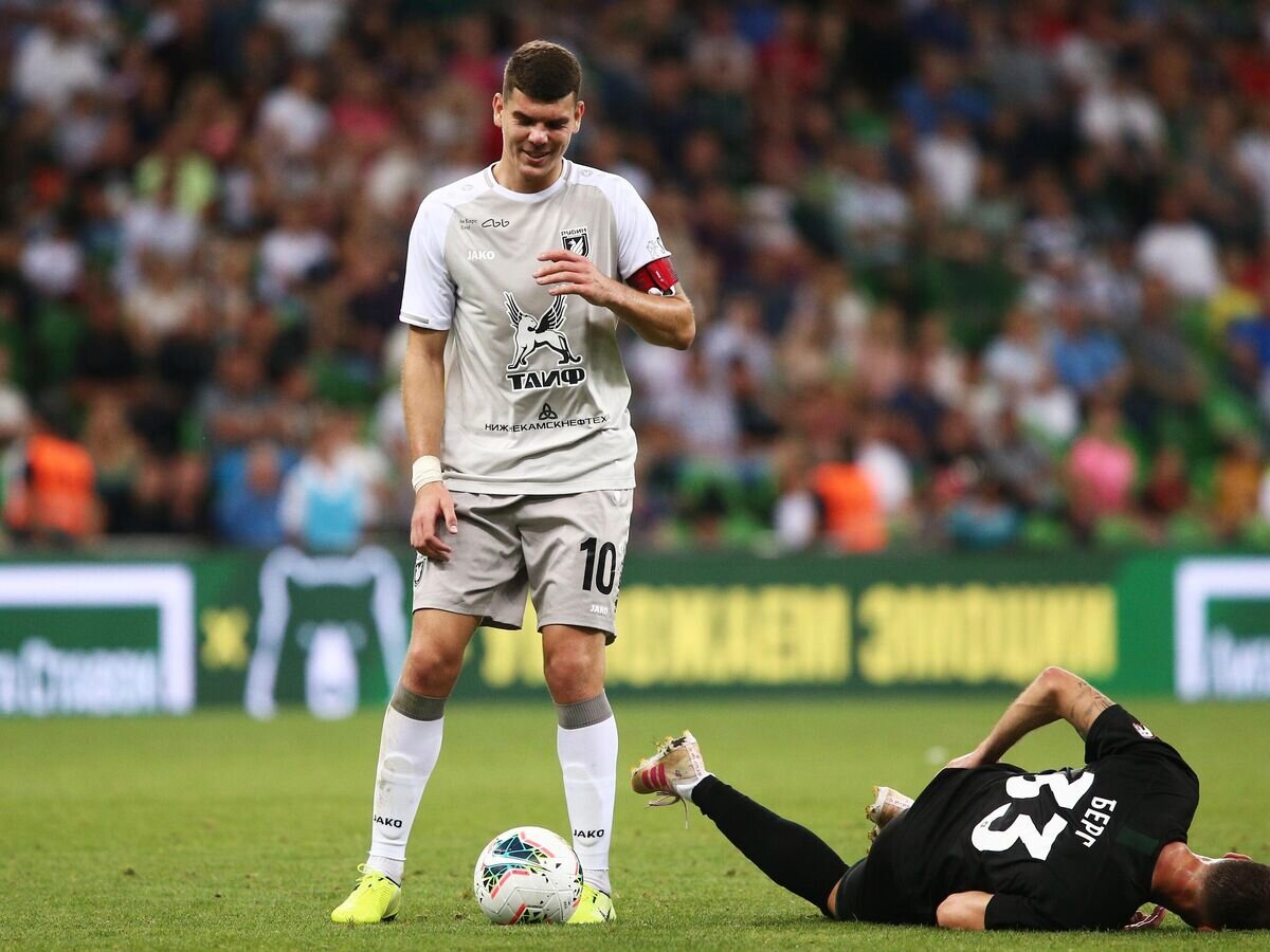    Игрок ФК "Рубин" Игорь Коновалов© РИА Новости / Виталий Тимкив