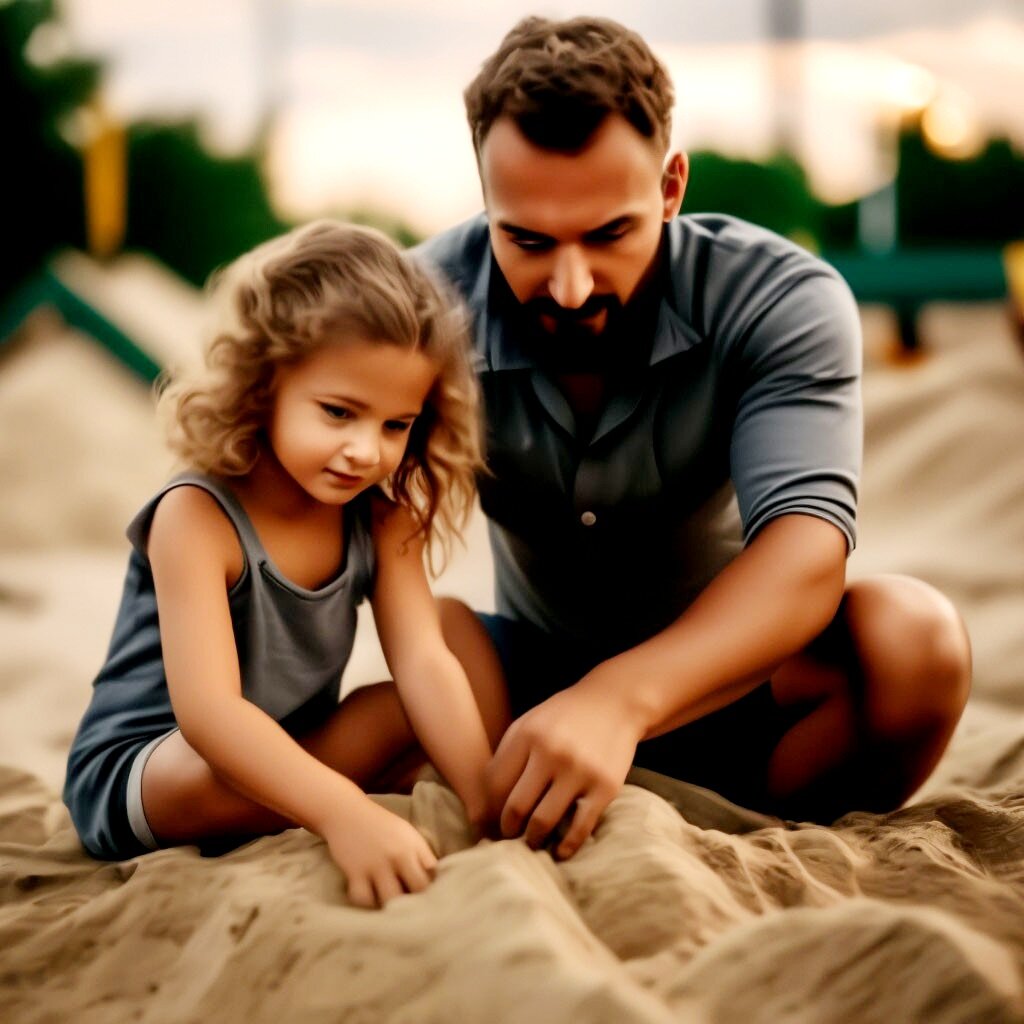 Песочница – источник безопасной радости для ребенка