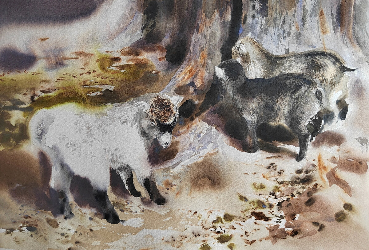 Акварель художника Анны Чепурной-Олейник