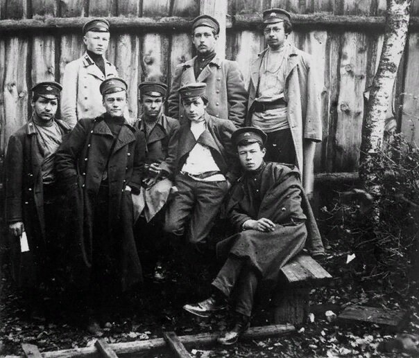 Fig. 01. 01. 1916 Туполев Андрей Николаевич (29.10 (10.11)1888-23.12.1972 гг.) учащийся Императорского Московского Технического Училища крайний слева