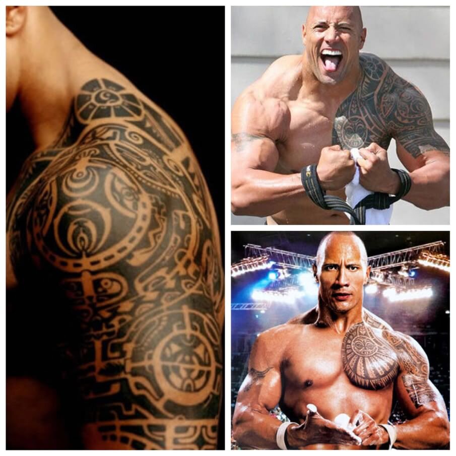 Dwayne Johnson тату