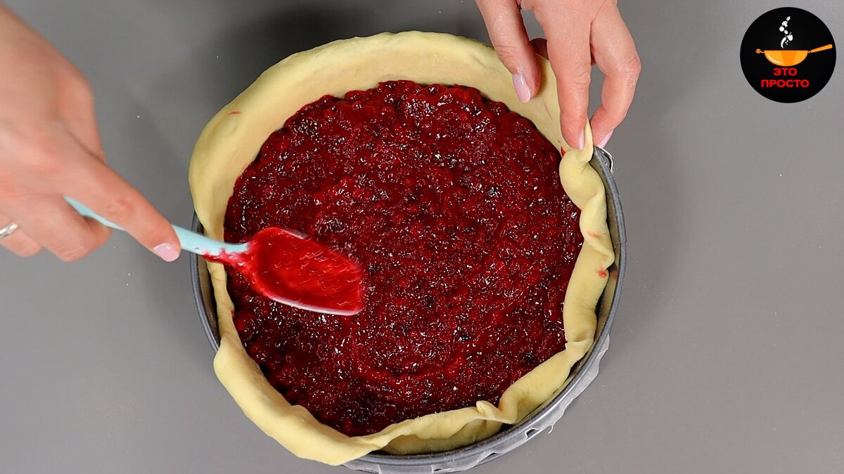 Начинка брусничная для пирога
