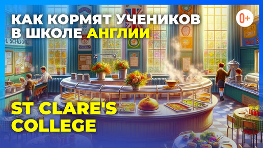 Как кормят в школе в Англии St Clare's College - Питание учеников в школьной столовой / IB школа