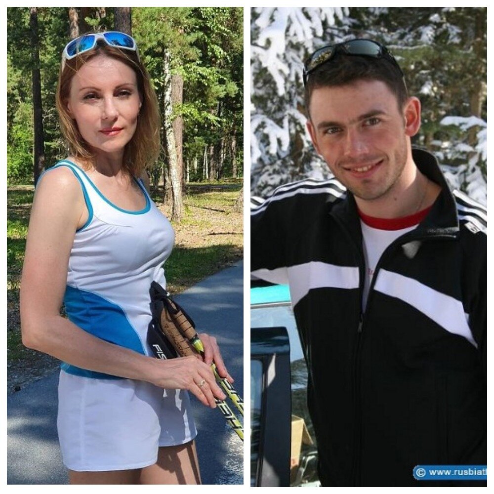 Альбина Ахатова и Николай Круглов (коллаж).