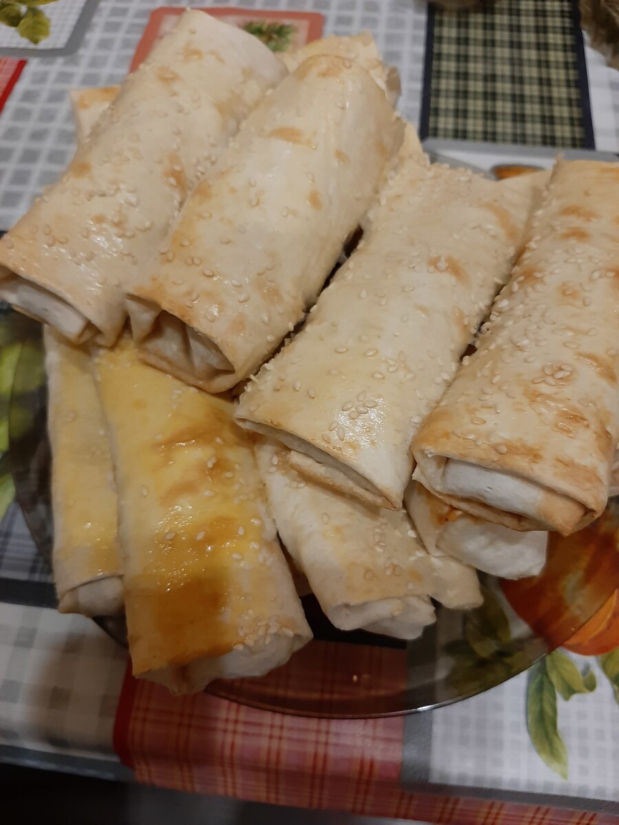 конвертики с мясом в духовке.