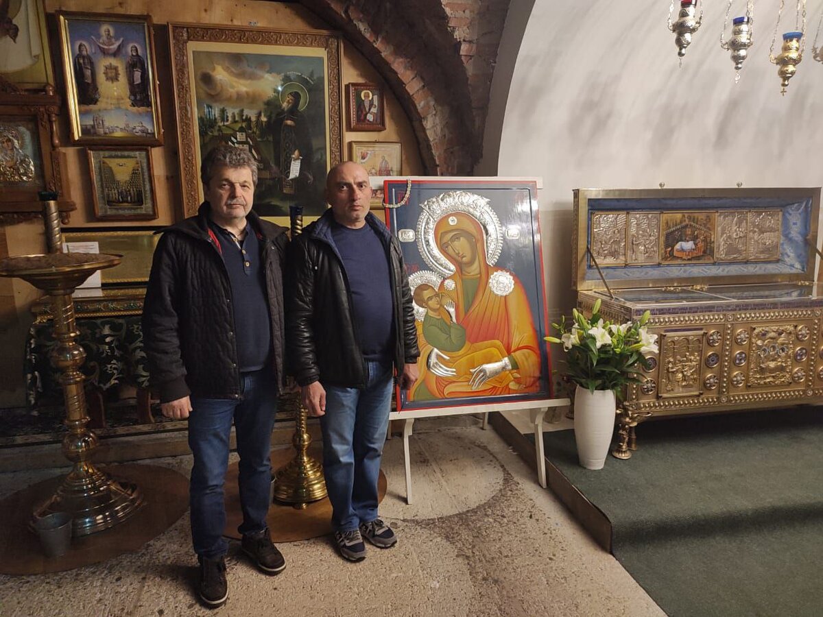 Угощение афонских монахов