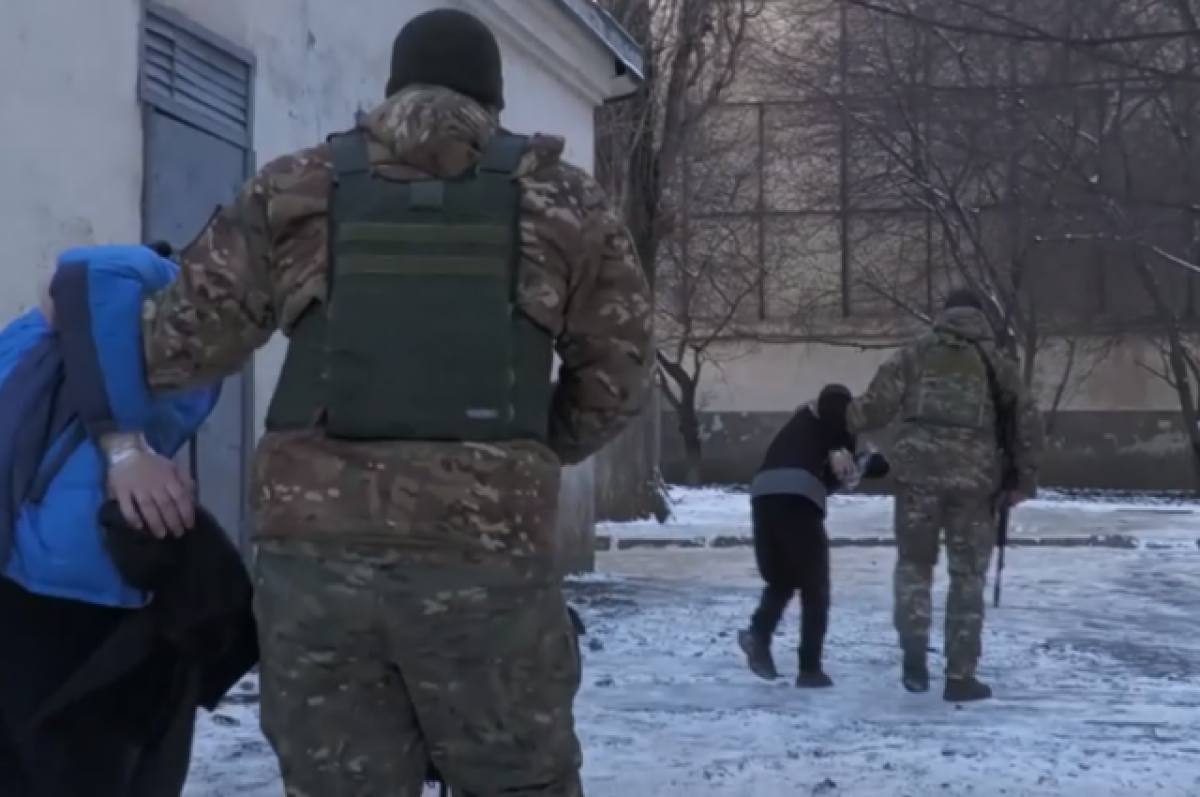    Задержание проходило на улице.