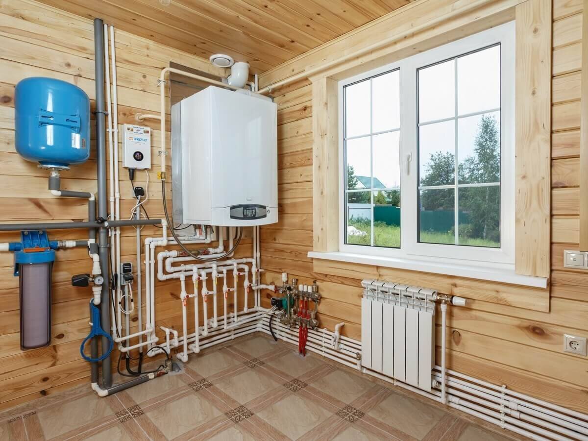 Газовый котел отопления в частном доме (картинка взята из сети Интернет)