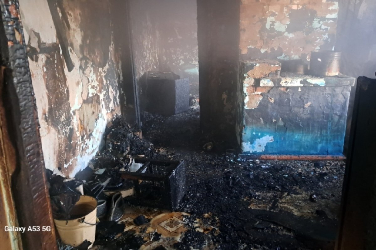    Женщина погибла на пожаре в Заиграевском районе вечером 26 января