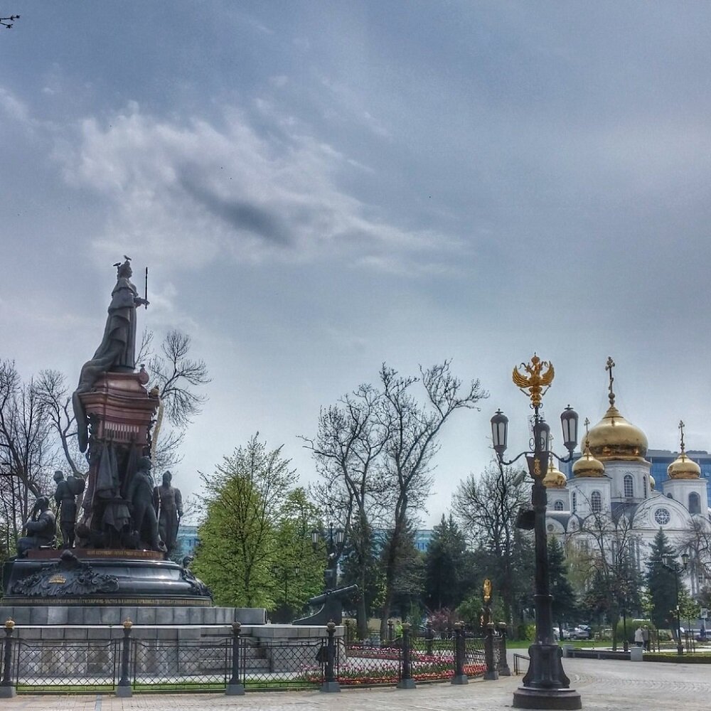 Памятники екатерине в городах