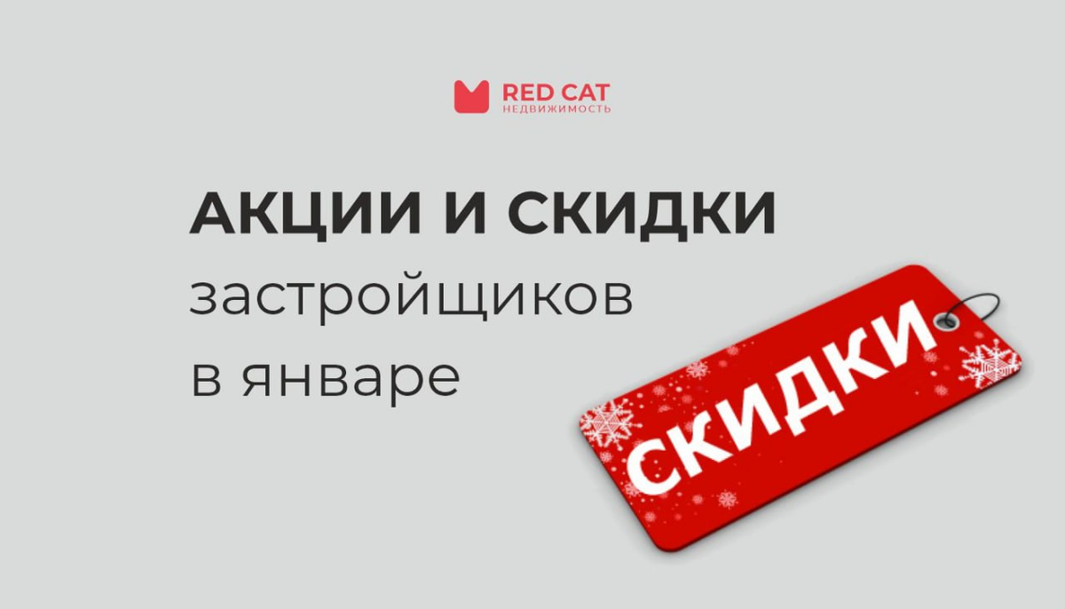 Январские акции и скидки застройщиков | Red Cat | Дзен