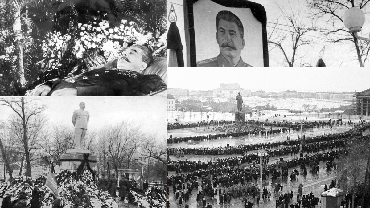 В эти дни все памятники Сталину были завалены цветами, как и возле его тела, их было так много - что большинство из них уложили возле Мавзолея по обе стороны.