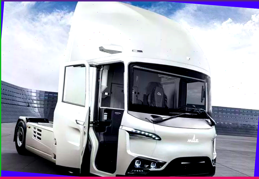 МАЗ-Х седельный тягач с электромотором