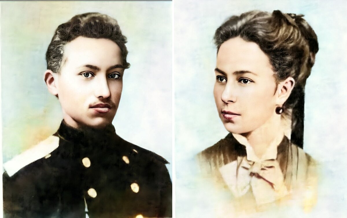 Евграф Федоров и Людмила Панютина