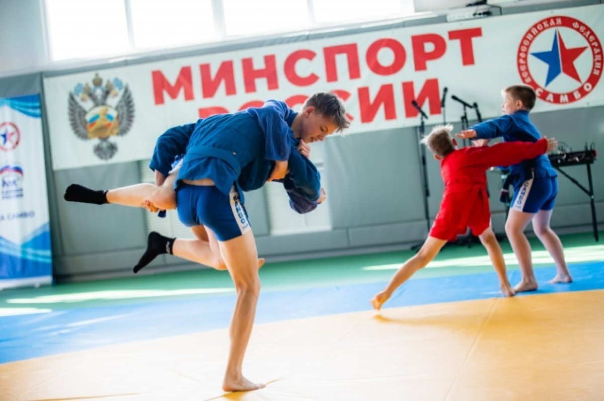    В деревне Хмелинец Липецкой области открылся Дворец самбо