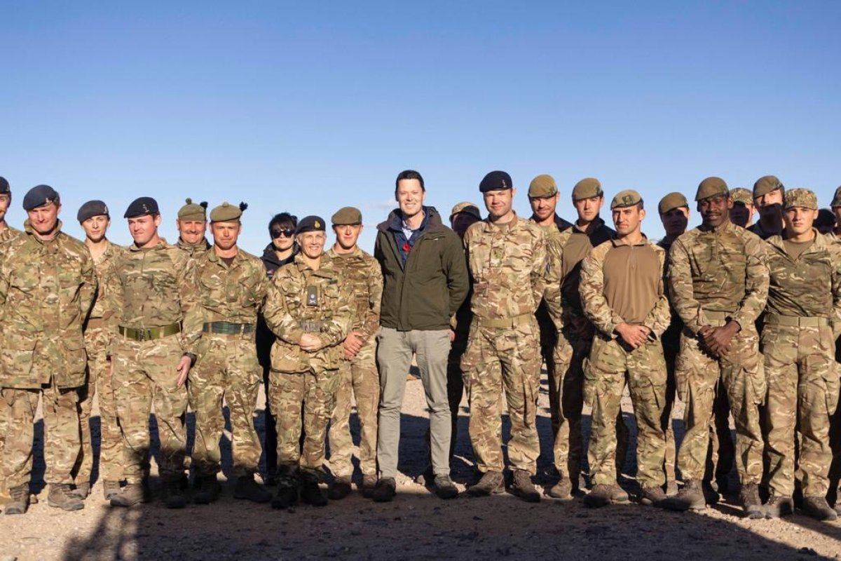    Солдаты Министерства обороны Великобритании.