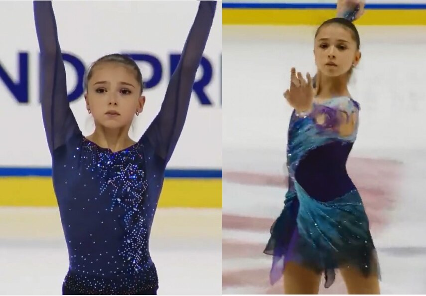 Камила Валиева Юниорский Гран-При Франция 2019 КП ПП