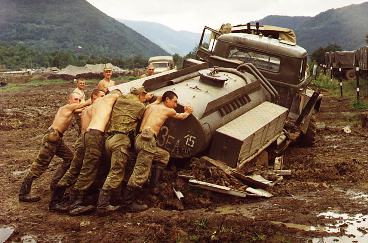 Эхх, дороги! Фото автора...