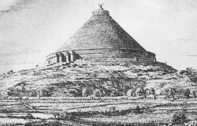 Проект мемориала павшим на Восточном фронте, который гитлеровцы предполагали возвести на берегу Днепра