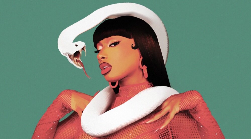     Megan Thee Stallion на обложке сингла «Hiss»