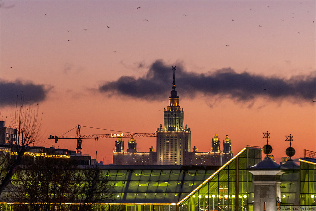 Про один яркий московский закат | Блог авиационного фотографа | Дзен